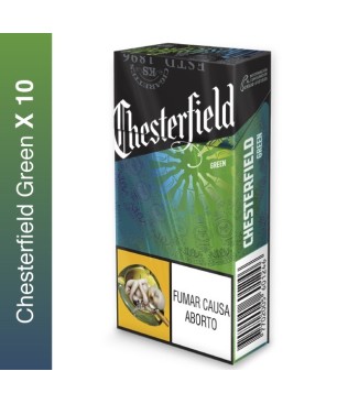 CIGARRILLOS CHESTERFIELD-GREEN X 10 UND