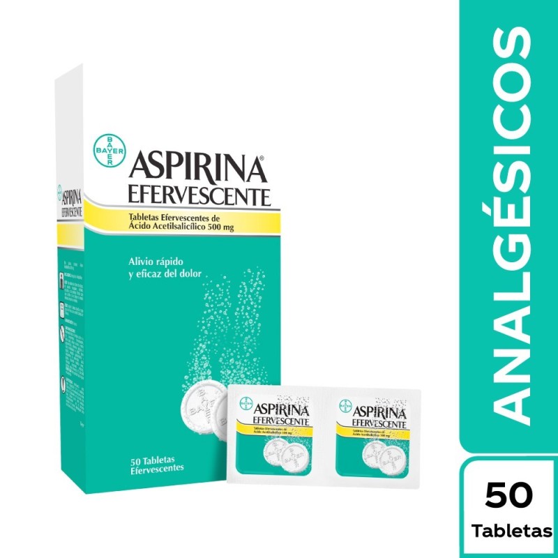 ASPIRINA EFERVESCENTE X 50 UND