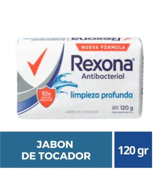 JABON REXONA LIMPIEZA PROFUNDA X 120 GR