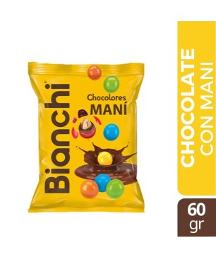 BIANCHI CHOCOSNACKS CHOCOLORES MANI X 60 GR