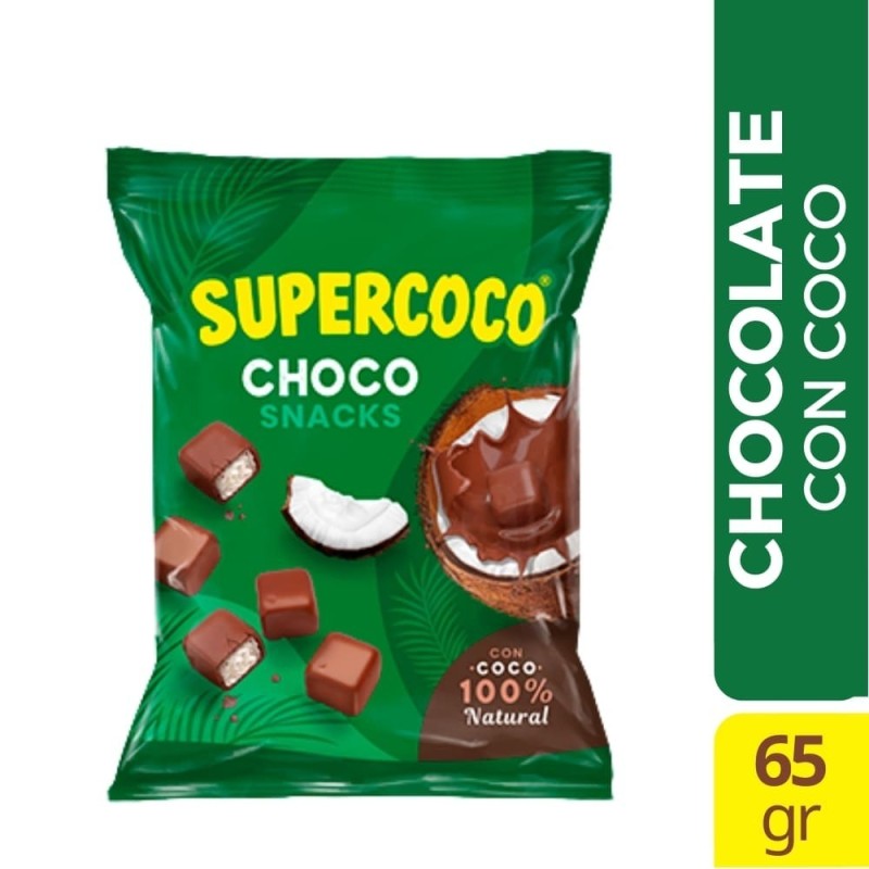 SUPERCOCO CHOCO SNACKS X 65 GR