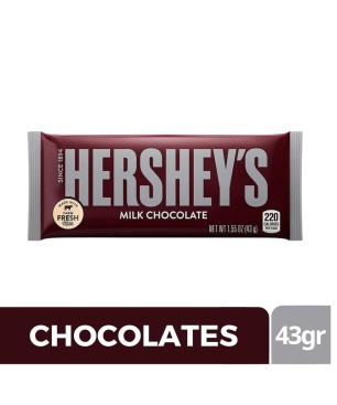 CHOCOLATINA HERSHEY'S MILK CHOCOLATE X 43 GR