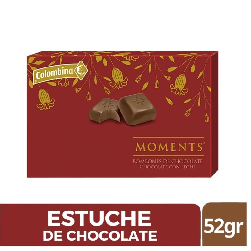 CHOCOLATES ESTUCHE MOMENTS PREMIUM X 52 GR