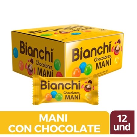 CHOCOLORES MANI X 12 UND