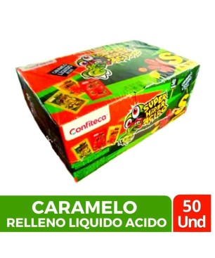 CARAMELO LIQUIDO SUPER HIPER ACIDO X 50 UND