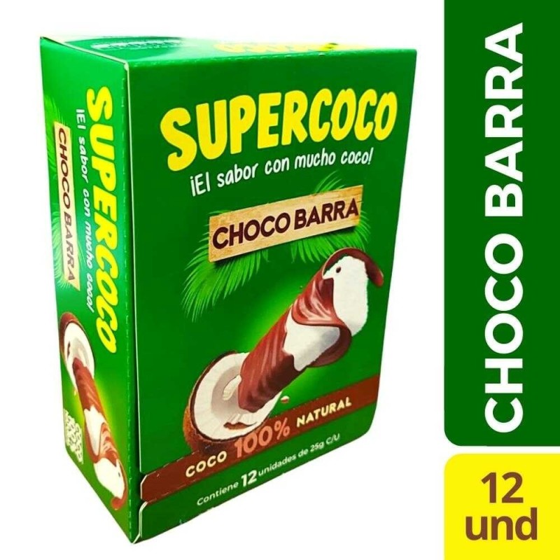 SUPERCOCO CHOCO BARRA X 12 UND