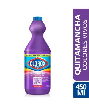 CLOROX ROPA COLOR X 450 ML CJ X 24 UND