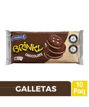 GALLETA  BRINKY CHOCOLATE X 10 UND CJ X 24 UND