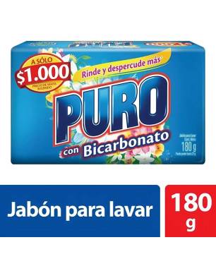 JABON PURO X 180 GR CJ X 25 UND