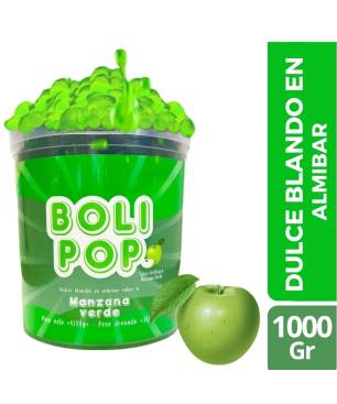 BOLI POP MANZANA VERDE X 1000 GR CJ X UND