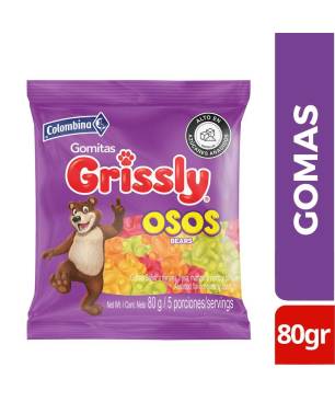 GOMAS GRISSLY OSOS X 80 GR