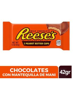CHOCOLATINA REESE'S CON MANTEQUILLA DE MANI X 43 GR