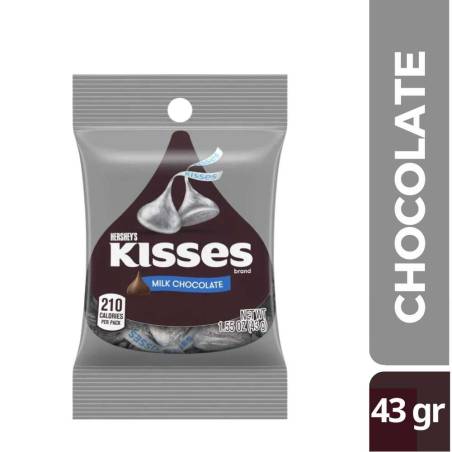CHOCOLATINA HERSHEY'S KISSES X 43 GR